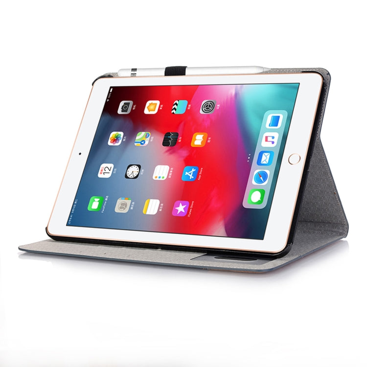 Étui à rabat horizontal en cuir PU à texture croisée pour iPad Air 11 2024 / iPad Pro 11 pouces (2018), avec support, emplacements pour cartes et portefeuille, pour iPad Air 11 2024 / iPad Pro 11 pouces (2018)
