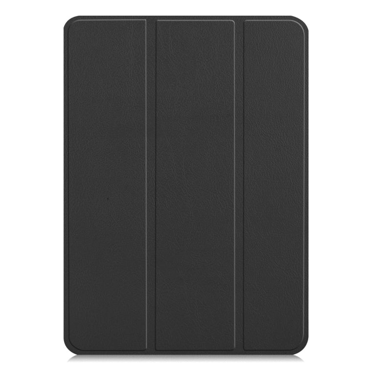 Étui à rabat horizontal en cuir PU texturé Custer pour iPad Air 13 2024 / iPad Pro 12,9 pouces (2018), avec support pliable en trois parties et fonction veille/réveil, pour iPad Air 13 2024 / iPad Pro 12,9 pouces (2018)
