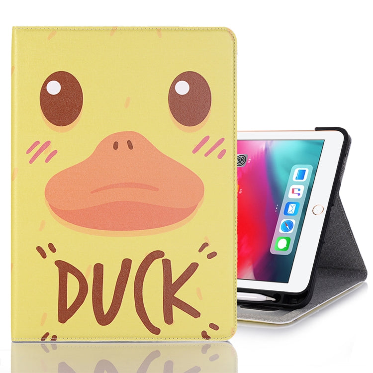 Duck Pattern Horizontal Flip Leather Case for iPad Air 11 2024 / iPad Pro 11 inch (2018),with Card Slots & Holder & Wallet & Photo Frame & Pen slot, For iPad Air 11 2024 / iPad Pro 11 inch (2018)