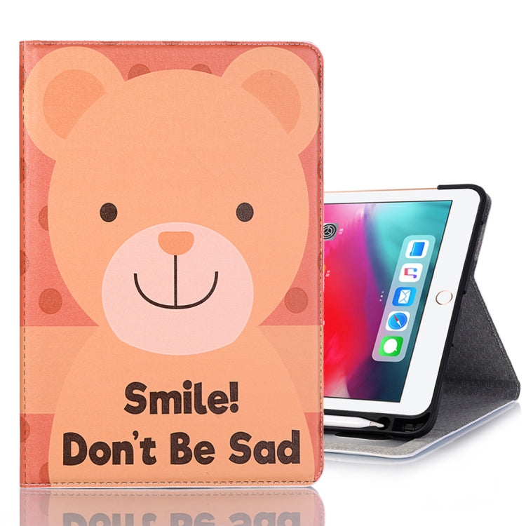 Smile Bear Pattern Horizontal Flip Leather Case for iPad Air 11 2024 / iPad Pro 11 inch (2018),with Card Slots & Holder & Wallet & Photo Frame & Pen slot, For iPad Air 11 2024 / iPad Pro 11 inch (2018)