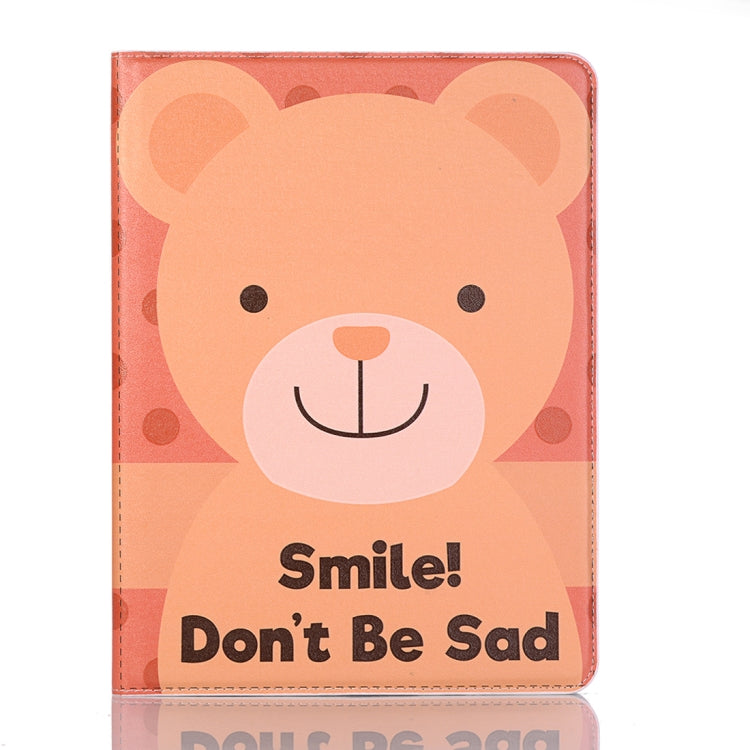 Smile Bear Pattern Horizontal Flip Leather Case for iPad Air 11 2024 / iPad Pro 11 inch (2018),with Card Slots & Holder & Wallet & Photo Frame & Pen slot, For iPad Air 11 2024 / iPad Pro 11 inch (2018)
