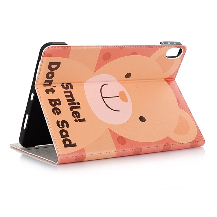 Smile Bear Pattern Horizontal Flip Leather Case for iPad Air 11 2024 / iPad Pro 11 inch (2018),with Card Slots & Holder & Wallet & Photo Frame & Pen slot, For iPad Air 11 2024 / iPad Pro 11 inch (2018)