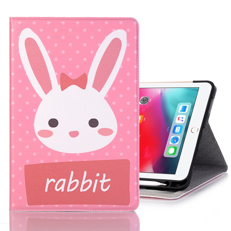 Rabbit Pattern Horizontal Flip Leather Case for iPad Air 11 2024 / iPad Pro 11 inch (2018),with Card Slots & Holder & Wallet & Photo Frame & Pen slot, For iPad Air 11 2024 / iPad Pro 11 inch (2018)  (One Rabbit)