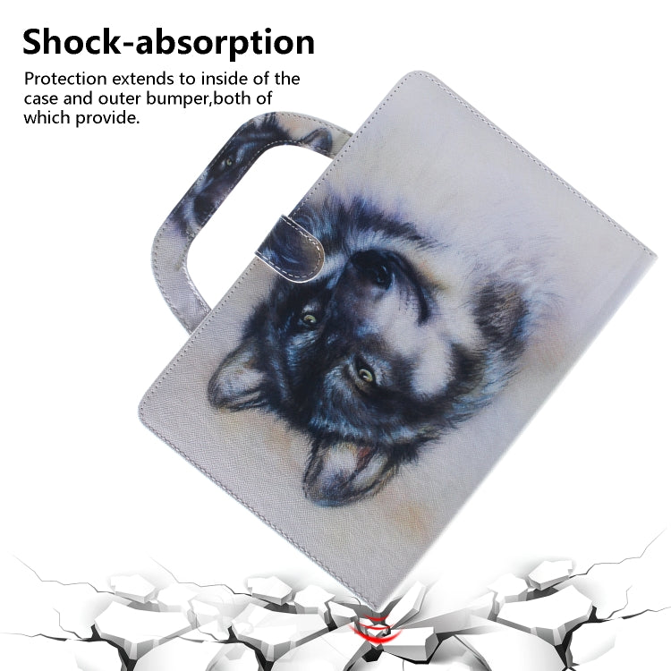 Wolf Pattern Horizontal Flip Leather Case for iPad Mini(2019) / Mini 1 / 2 / 3 / 4, with Holder & Card Slot & Wallet, For iPad Mini(2019) / Mini 1 / 2 / 3 / 4
