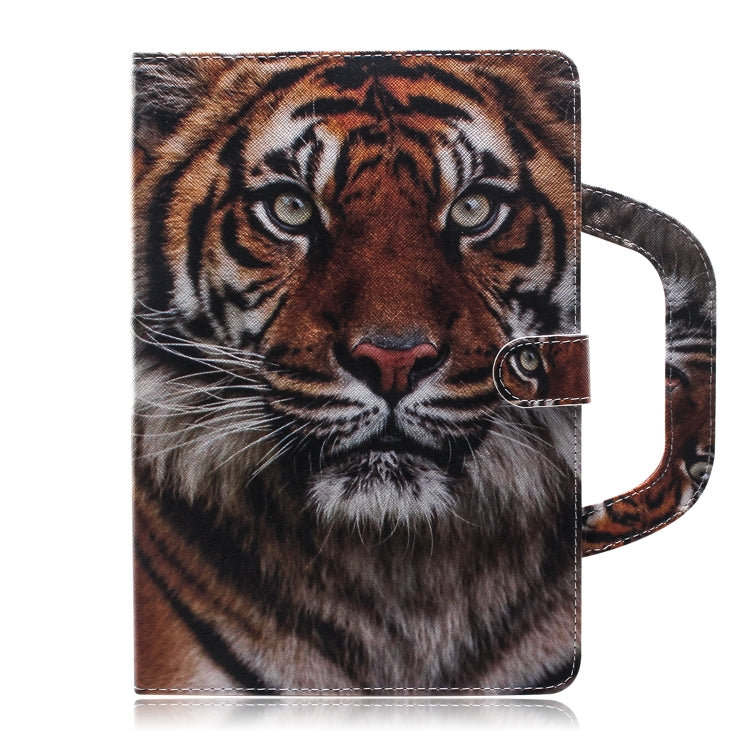 Tiger Pattern Horizontal Flip Leather Case for iPad Mini(2019) / Mini 1 / 2 / 3 / 4, with Holder & Card Slot & Wallet, iPad Mini(2019) / Mini 1 / 2 / 3 / 4