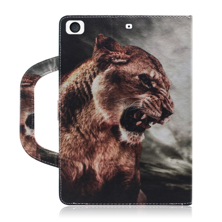 Lion Pattern Horizontal Flip Leather Case for iPad Mini(2019) / Mini 1 / 2 / 3 / 4, with Holder & Card Slot & Wallet, For iPad Mini(2019) / Mini 1 / 2 / 3 / 4