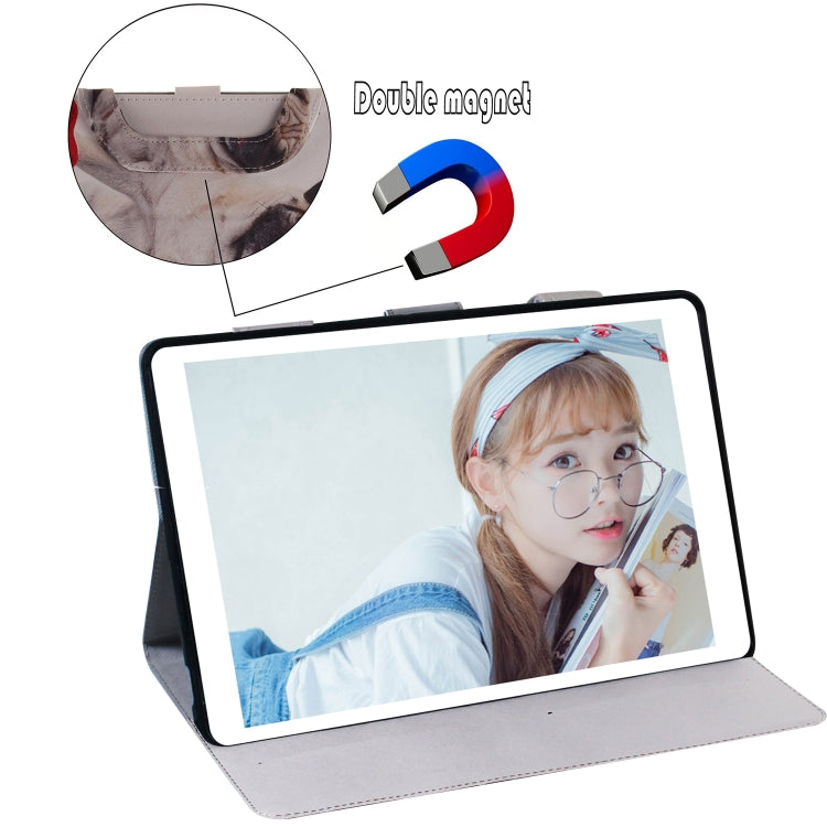 Dog Pattern Horizontal Flip Leather Case for iPad Mini(2019) / Mini 1 / 2 / 3 / 4, with Holder & Card Slot & Wallet, For iPad Mini(2019) / Mini 1 / 2 / 3 / 4