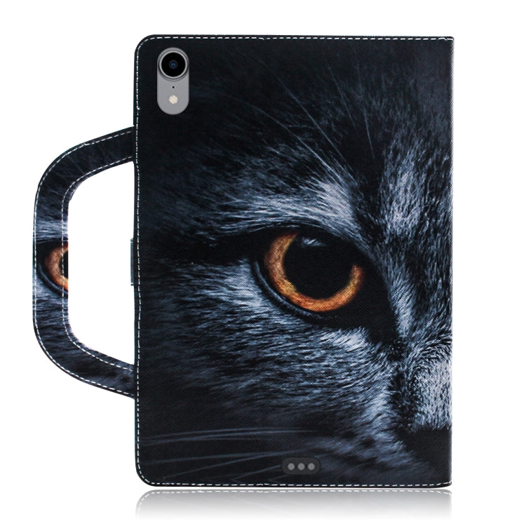 Half-Faced Cat Pattern Horizontal Flip Leather Case for iPad Pro 11 Inch (2018), with Holder & Card Slot & Wallet, For iPad Pro 11 Inch (2018)