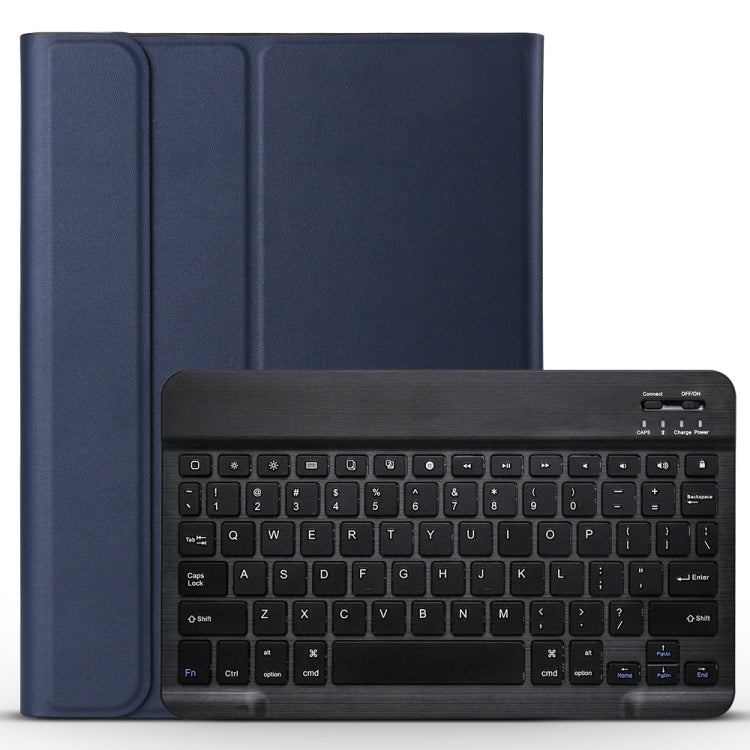 Detachable Bluetooth Keyboard + Brushed Texture Horizontal Flip Leather Tablet Case with Holder for iPad Pro 11 inch (2018)