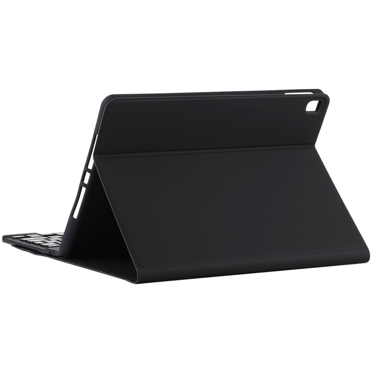Clavier Bluetooth noir détachable TG11B + étui en cuir microfibre pour iPad Pro 11 pouces (2020), avec emplacement pour stylet et support, clavier noir