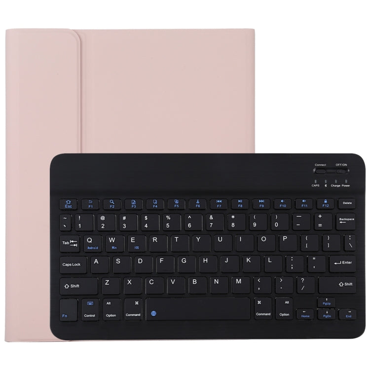 Clavier Bluetooth noir détachable TG11B + étui en cuir microfibre pour iPad Pro 11 pouces (2020), avec emplacement pour stylet et support, clavier noir