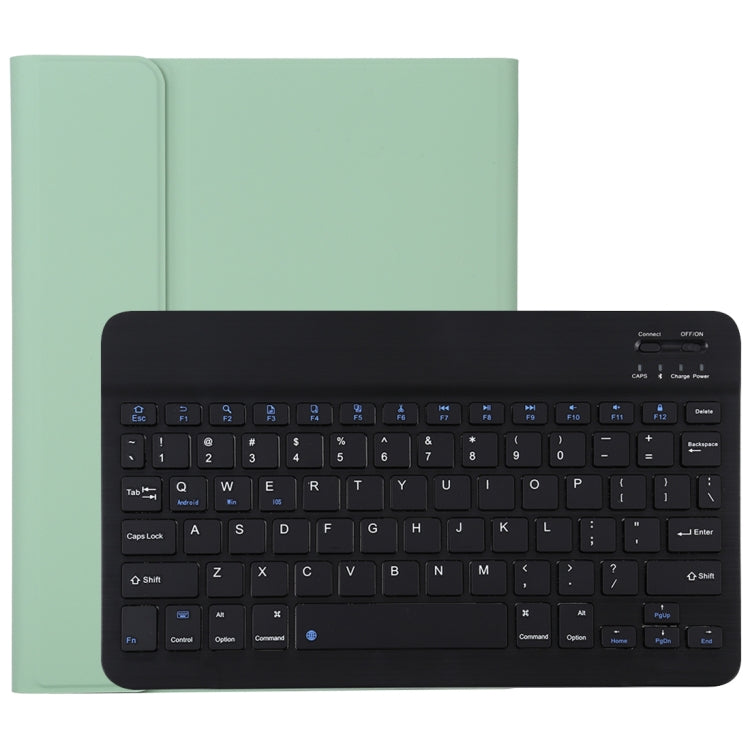 Clavier Bluetooth noir détachable TG11B + étui en cuir microfibre pour iPad Pro 11 pouces (2020), avec emplacement pour stylet et support, clavier noir