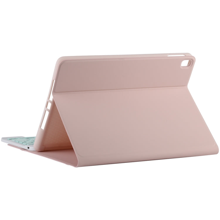 TG11B Detachable Bluetooth Green Keyboard + Microfiber Leather Tablet Case for iPad Pro 11 inch (2020), with Pen Slot & Holder, Green Keyboard