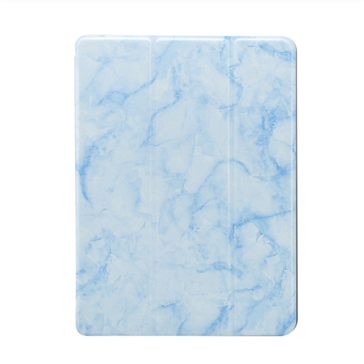 Marble Texture Pattern Horizontal Flip Leather Case for iPad Air 2019 10.5 inch, with Three-folding Holder & Pen Slot & Sleep / Wake-up Function