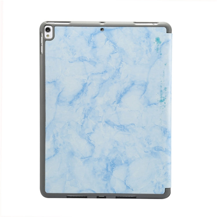 Marble Texture Pattern Horizontal Flip Leather Case for iPad Air 2019 10.5 inch, with Three-folding Holder & Pen Slot & Sleep / Wake-up Function
