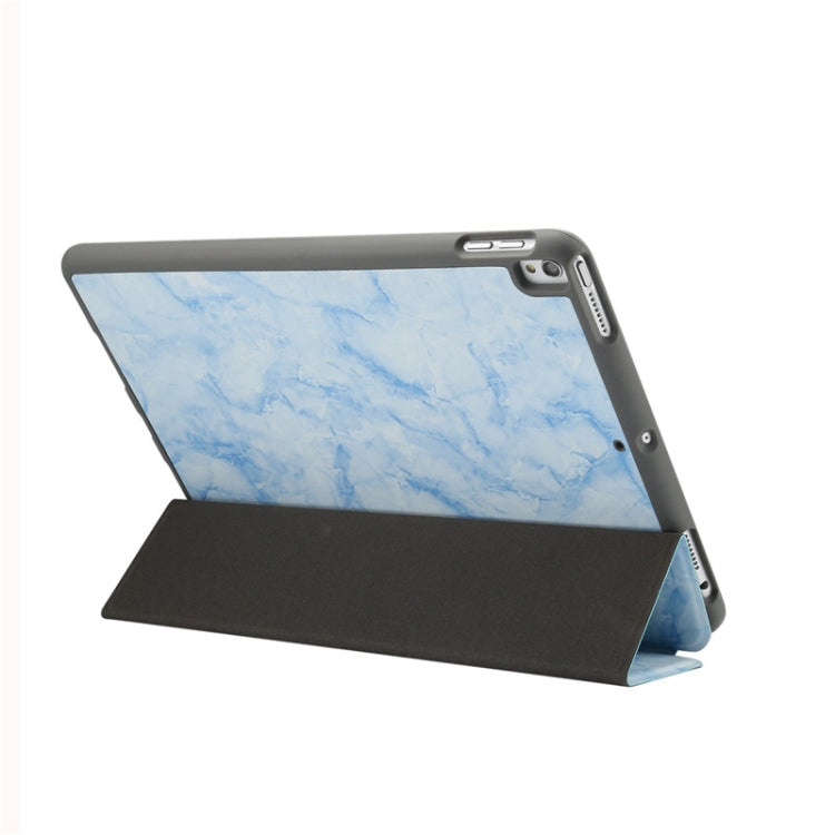 Marble Texture Pattern Horizontal Flip Leather Case for iPad Air 2019 10.5 inch, with Three-folding Holder & Pen Slot & Sleep / Wake-up Function