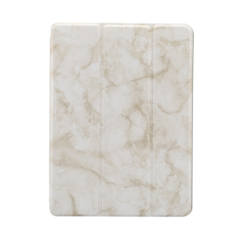 Marble Texture Pattern Horizontal Flip Leather Case for iPad Air 2019 10.5 inch, with Three-folding Holder & Pen Slot & Sleep / Wake-up Function