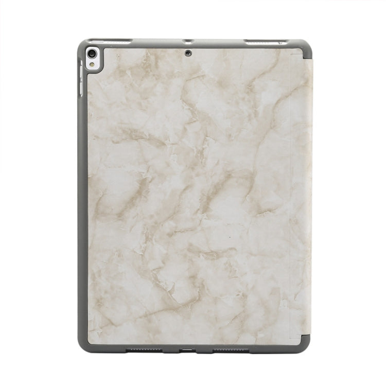 Marble Texture Pattern Horizontal Flip Leather Case for iPad Air 2019 10.5 inch, with Three-folding Holder & Pen Slot & Sleep / Wake-up Function