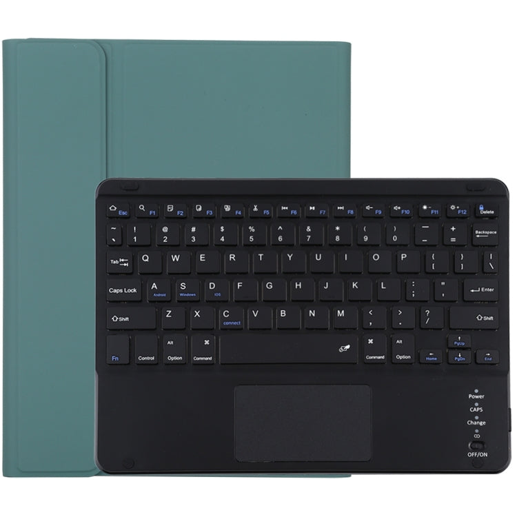 TG-102BC Detachable Bluetooth Black Keyboard + Microfiber Leather Tablet Case for iPad 10.2 inch / iPad Air (2019), with Touch Pad & Pen Slot & Holder, TG-102BC
