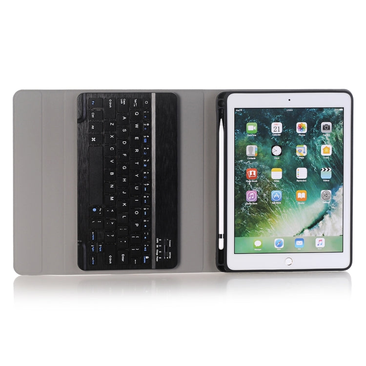 Étui en cuir ultra-fin avec clavier Bluetooth détachable pour iPad 10,2 pouces 2019, avec support et emplacement pour stylet, A102B Or, A102B Bleu, A102B Or rose, A102B Noir