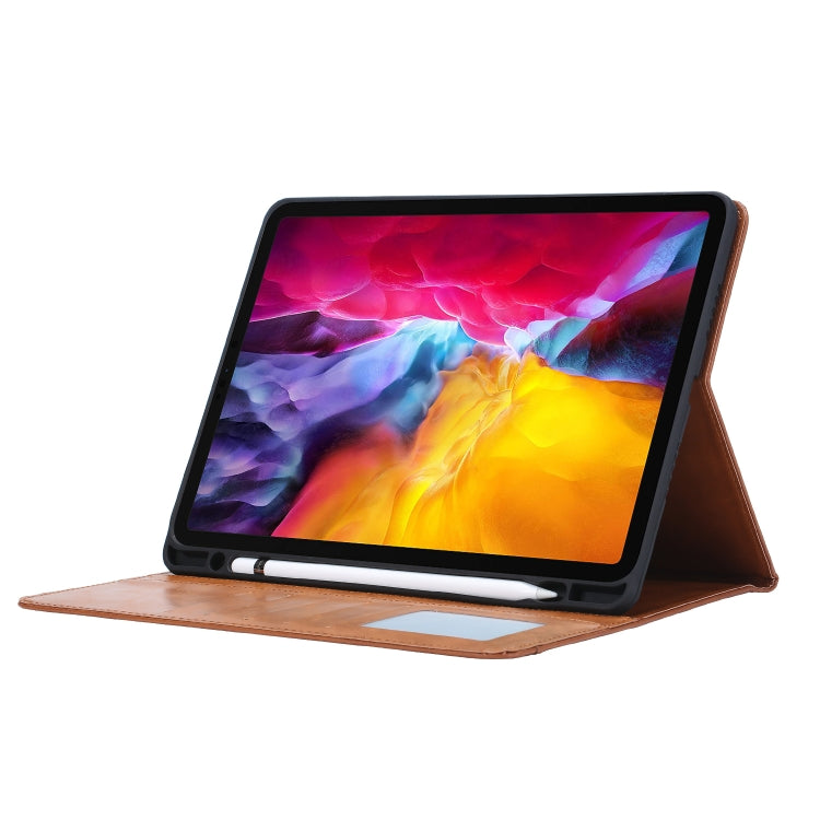 Knead Skin Texture Horizontal Flip Leather Case for iPad Pro 11 inch 2018, with Photo Frame & Holder & Card Slots & Wallet & Pen Slot, For iPad Pro 11 inch 2018