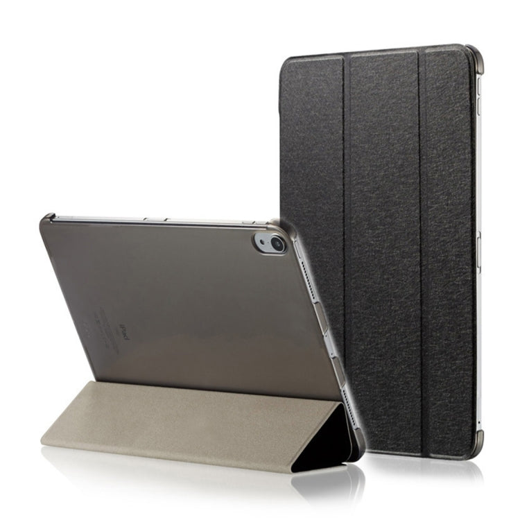 Silk Texture Horizontal Flip  Magnetic PU Leather Case for iPad Air 13 2024 / iPad Pro 12.9 inch (2018), with Three-folding Holder & Sleep / Wake-up Function, For iPad Air 13 2024 / iPad Pro 12.9 inch (2018)