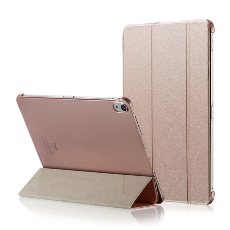 Silk Texture Horizontal Flip  Magnetic PU Leather Case for iPad Air 13 2024 / iPad Pro 12.9 inch (2018), with Three-folding Holder & Sleep / Wake-up Function, For iPad Air 13 2024 / iPad Pro 12.9 inch (2018)