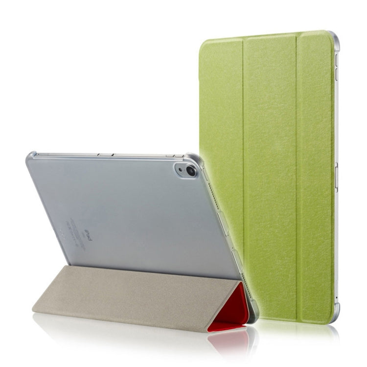 Silk Texture Horizontal Flip  Magnetic PU Leather Case for iPad Air 13 2024 / iPad Pro 12.9 inch (2018), with Three-folding Holder & Sleep / Wake-up Function, For iPad Air 13 2024 / iPad Pro 12.9 inch (2018)