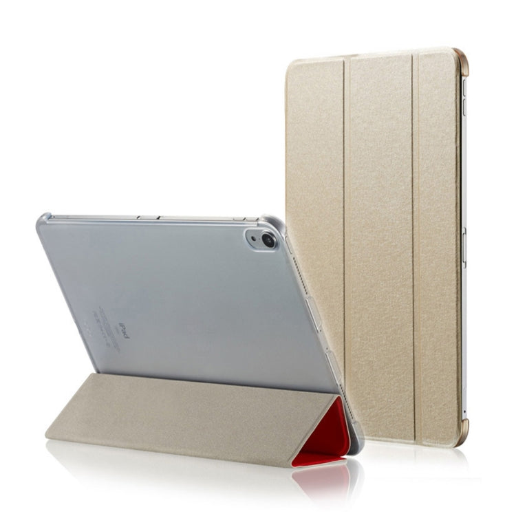 Silk Texture Horizontal Flip  Magnetic PU Leather Case for iPad Air 13 2024 / iPad Pro 12.9 inch (2018), with Three-folding Holder & Sleep / Wake-up Function, For iPad Air 13 2024 / iPad Pro 12.9 inch (2018)