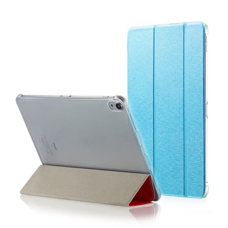 Silk Texture Horizontal Flip  Magnetic PU Leather Case for iPad Air 13 2024 / iPad Pro 12.9 inch (2018), with Three-folding Holder & Sleep / Wake-up Function, For iPad Air 13 2024 / iPad Pro 12.9 inch (2018)