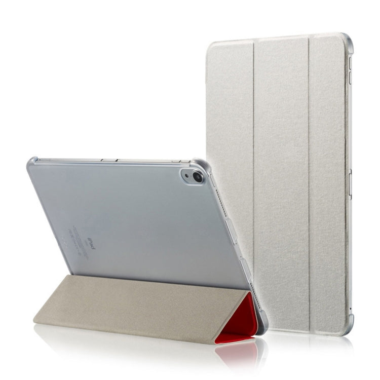 Silk Texture Horizontal Flip  Magnetic PU Leather Case for iPad Air 13 2024 / iPad Pro 12.9 inch (2018), with Three-folding Holder & Sleep / Wake-up Function, For iPad Air 13 2024 / iPad Pro 12.9 inch (2018)