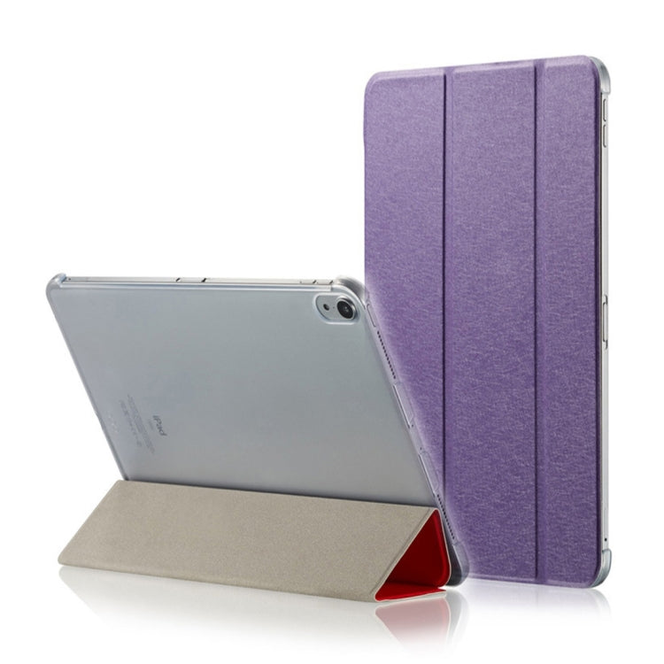 Silk Texture Horizontal Flip  Magnetic PU Leather Case for iPad Air 13 2024 / iPad Pro 12.9 inch (2018), with Three-folding Holder & Sleep / Wake-up Function, For iPad Air 13 2024 / iPad Pro 12.9 inch (2018)