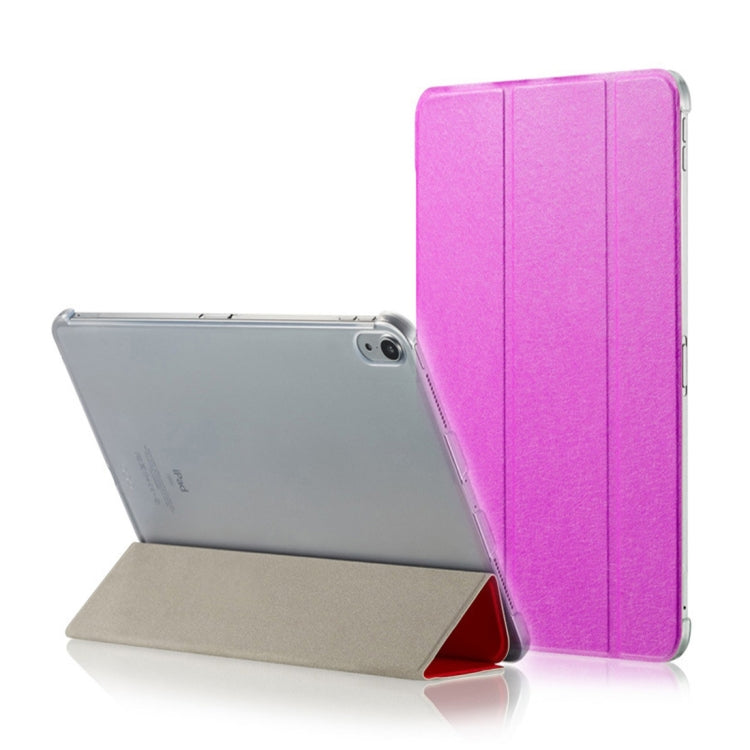 Silk Texture Horizontal Flip  Magnetic PU Leather Case for iPad Air 13 2024 / iPad Pro 12.9 inch (2018), with Three-folding Holder & Sleep / Wake-up Function, For iPad Air 13 2024 / iPad Pro 12.9 inch (2018)