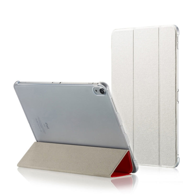 Silk Texture Horizontal Flip  Magnetic PU Leather Case for iPad Air 13 2024 / iPad Pro 12.9 inch (2018), with Three-folding Holder & Sleep / Wake-up Function, For iPad Air 13 2024 / iPad Pro 12.9 inch (2018)