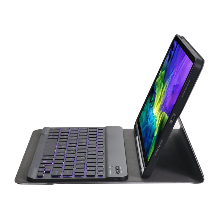 Étui clavier Bluetooth détachable ultra-fin en ABS A11BS 2020 pour iPad Pro 11 (2022/2021/Air4/Air5), avec rétroéclairage, emplacement pour stylet et support, pour iPad Pro 11 pouces (2020)