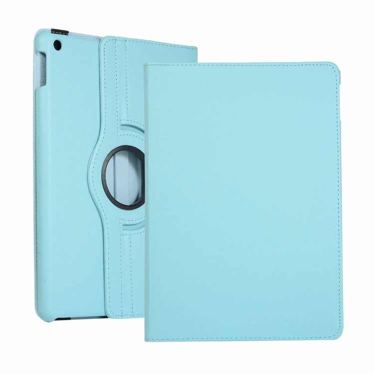 Étui en cuir à rabat horizontal avec rotation à 360 degrés pour iPad 10.2 / iPad Air 2019 10.5 / iPad 10.2 2020, texture Litchi, pour iPad 10.2 / iPad Air 2019 10.5 / iPad 10.2 2020, pour iPad 10.2