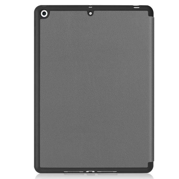 For iPad 10.2 2021 / 2020 / 2019 Custer Texture Horizontal Flip Smart TPU Leather Case with Sleep / Wake-up Function & Three-folding Holder & Pen Slot, For iPad 10.2