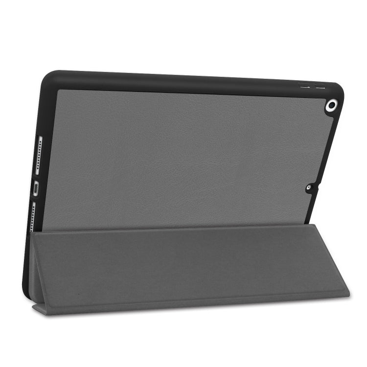For iPad 10.2 2021 / 2020 / 2019 Custer Texture Horizontal Flip Smart TPU Leather Case with Sleep / Wake-up Function & Three-folding Holder & Pen Slot, For iPad 10.2