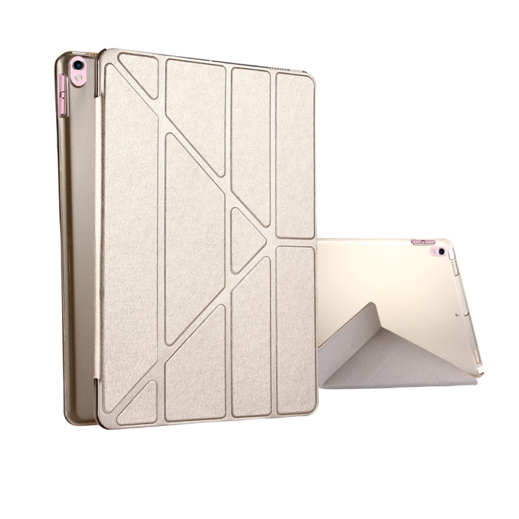 For iPad Pro 10.5 inch Silk Texture Horizontal Deformation Flip Leather Case with 4-folding Holder & Sleep / Wake-up, For iPad Pro 10.5 inch, For iPad Pro 10.5 inch 4-folding, For iPad Pro 10.5 inch with 4-folding Holder & Sleep / Wake-up              ...