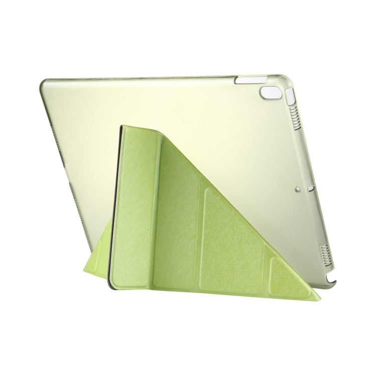 For iPad Pro 10.5 inch Silk Texture Horizontal Deformation Flip Leather Case with 4-folding Holder & Sleep / Wake-up, For iPad Pro 10.5 inch, For iPad Pro 10.5 inch 4-folding, For iPad Pro 10.5 inch with 4-folding Holder & Sleep / Wake-up              ...