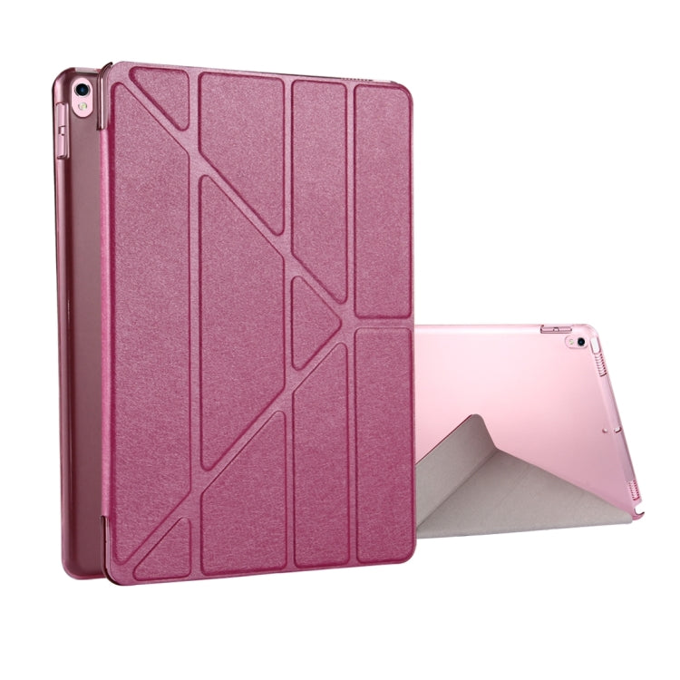 For iPad Pro 10.5 inch Silk Texture Horizontal Deformation Flip Leather Case with 4-folding Holder & Sleep / Wake-up, For iPad Pro 10.5 inch with 4-folding Holder & Sleep / Wake-up, For iPad Pro 10.5, For iPad Pro 10.5 inch�����������������������������...