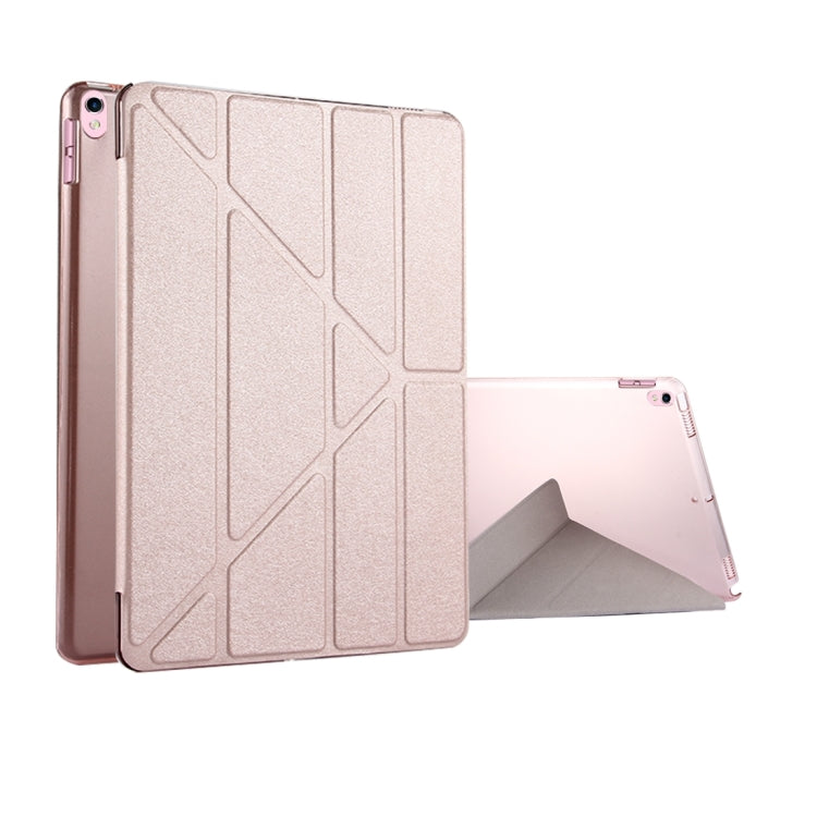 For iPad Pro 10.5 inch Silk Texture Horizontal Deformation Flip Leather Case with 4-folding Holder & Sleep / Wake-up, For iPad Pro 10.5 inch with 4-folding Holder & Sleep / Wake-up, For iPad Pro 10.5, For iPad Pro 10.5 inch�����������������������������...