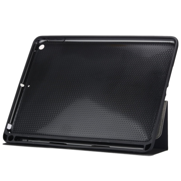 Cloth Texture Pattern Horizontal Flip Leather Case for iPad Pro 10.5 inch ,with Three-folding Holder & Pen Slots , For  iPad Pro 10.5, For iPad Pro 10.5