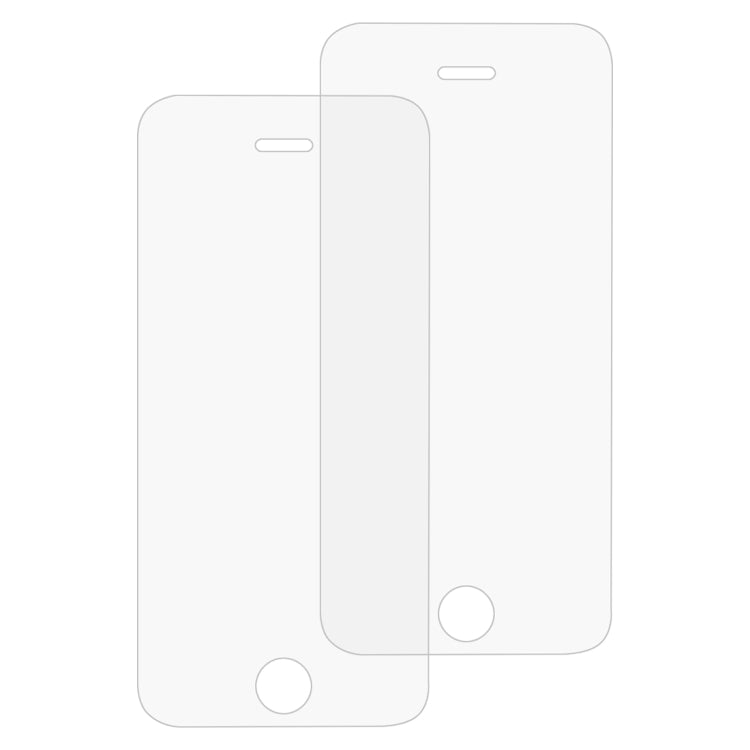 2 PCS for iPhone SE & 5s & 5C & 5 0.26mm 9H Surface Hardness 2.5D Explosion-proof Tempered Glass Screen Film, 2pcs
