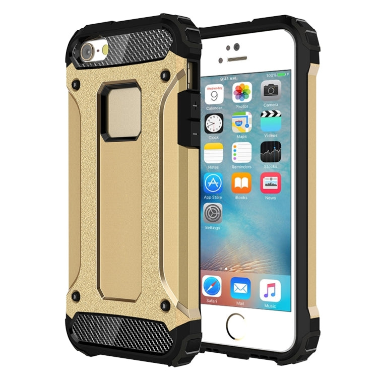 Coque Tough Armor TPU + PC pour iPhone SE, 5 et 5S, compatible avec iPhone 5, 5S et SE