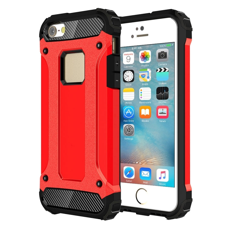 Coque Tough Armor TPU + PC pour iPhone SE, 5 et 5S, compatible avec iPhone 5, 5S et SE