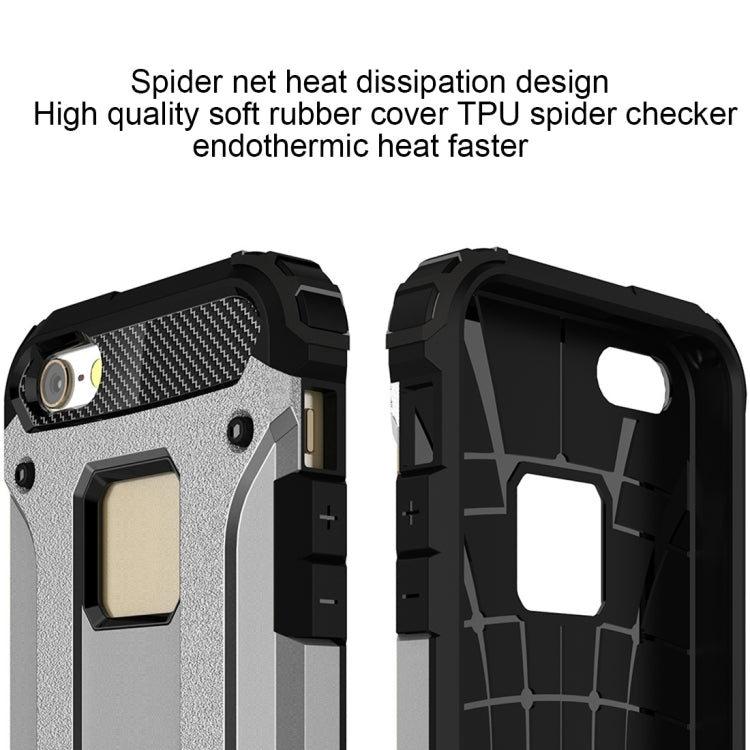 Coque Tough Armor TPU + PC pour iPhone SE, 5 et 5S, compatible avec iPhone 5, 5S et SE