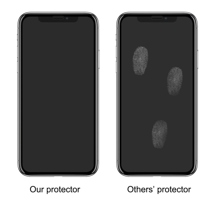 For iPhone X ENKAY Hat-Prince 0.26mm 9H Surface Hardness 6D Curved Edge Full Screen Tempered Glass Film, For X (6D)