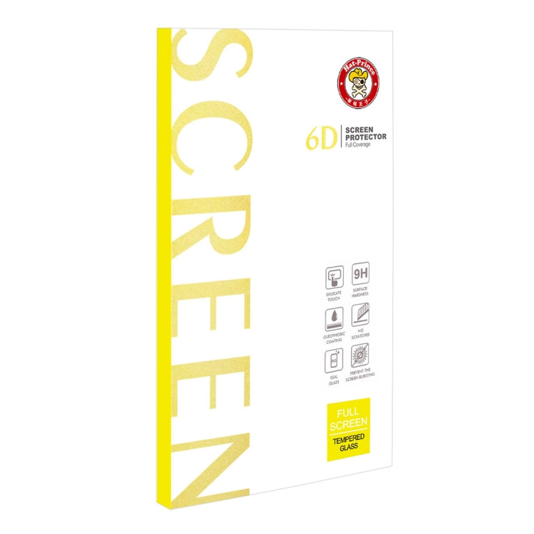 For iPhone X ENKAY Hat-Prince 0.26mm 9H Surface Hardness 6D Curved Edge Full Screen Tempered Glass Film, For X (6D)