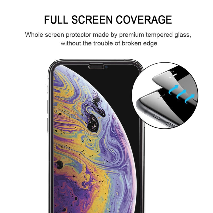 For iPhone XS Max 9H  Explosion-proof Full Glue Full Screen Tempered Glass Film